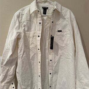 Wrangler Retro Men's Off-White Shirt Jacket